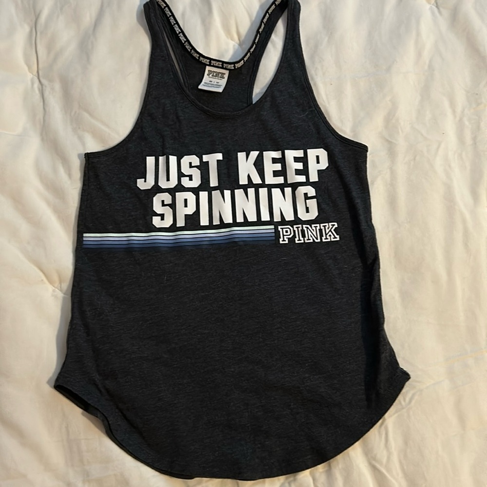 PINK Victoria’s Secret exercise workout cycling tee XS